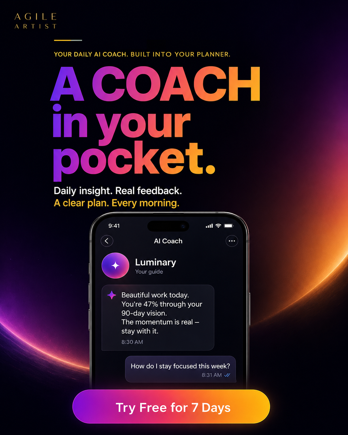 Agile Artist: A Coach in Your Pocket